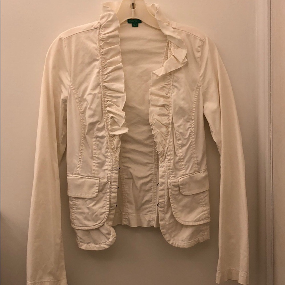 United Colors of Benetton White blazer